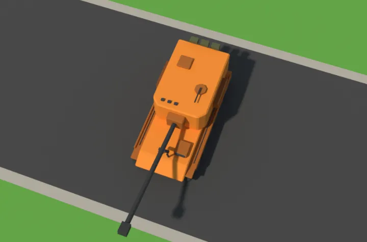 The artillery battery model