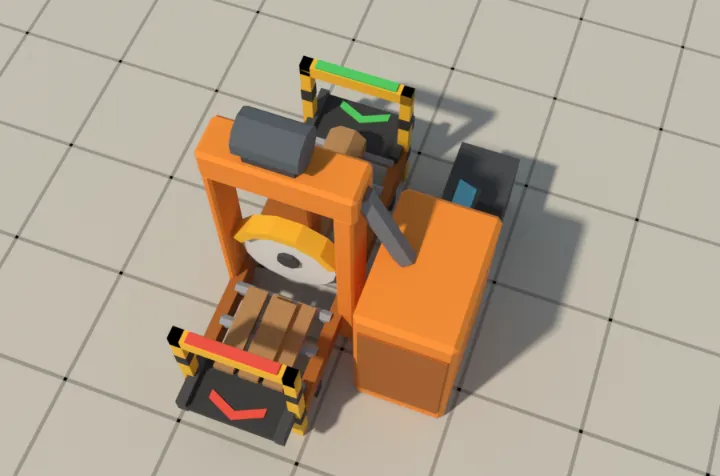 The saw model