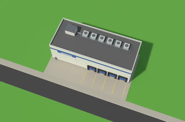 The large cold store model