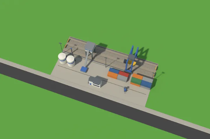 The freight yard model