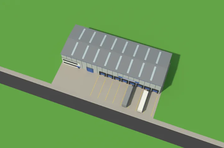 The distribution shed model