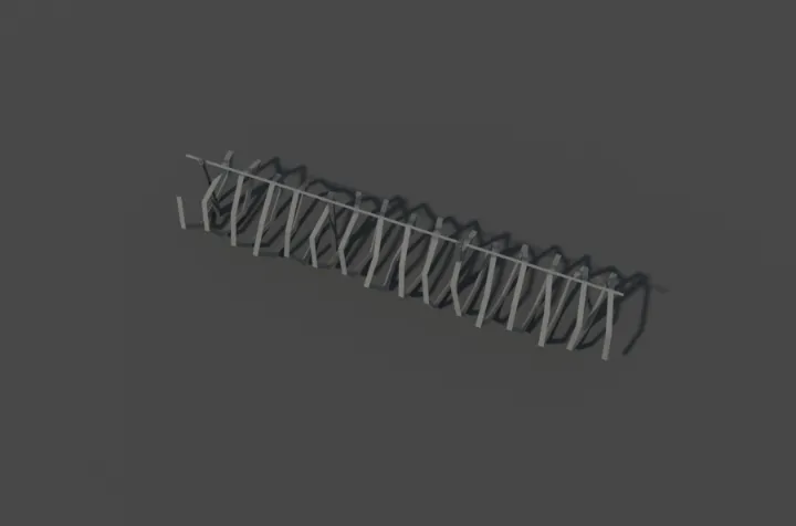 The barbed wire model