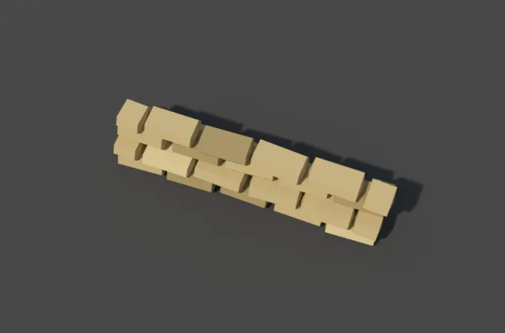 The sandbag wall model